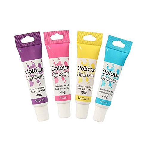 Unicorn Food Colouring Gel Set - 4 Pack perfect for Unicorn Cakes von Colour Splash