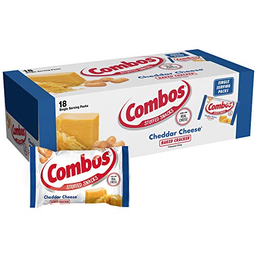 COMBOS Cheddar Käse-Knallbonbon, gebackene Snacks, 48 ml, 18 Stück von Combos