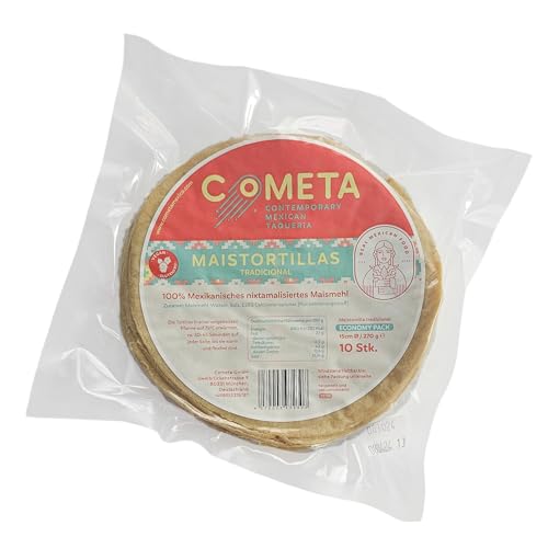 Tortillas de Maiz Cometa Tradicional Maistortillas 15cm 10 Stück 270gr. von Cometa