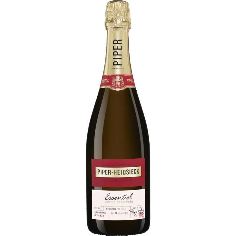 Champagne Piper-Heidsieck Essentiel, Extra Brut, Champagne AC, Champagne, Schaumwein von Compagnie Champenoise PH-CH. Piper Heidsieck, 12, allée du Vignoble F-51100 Reims