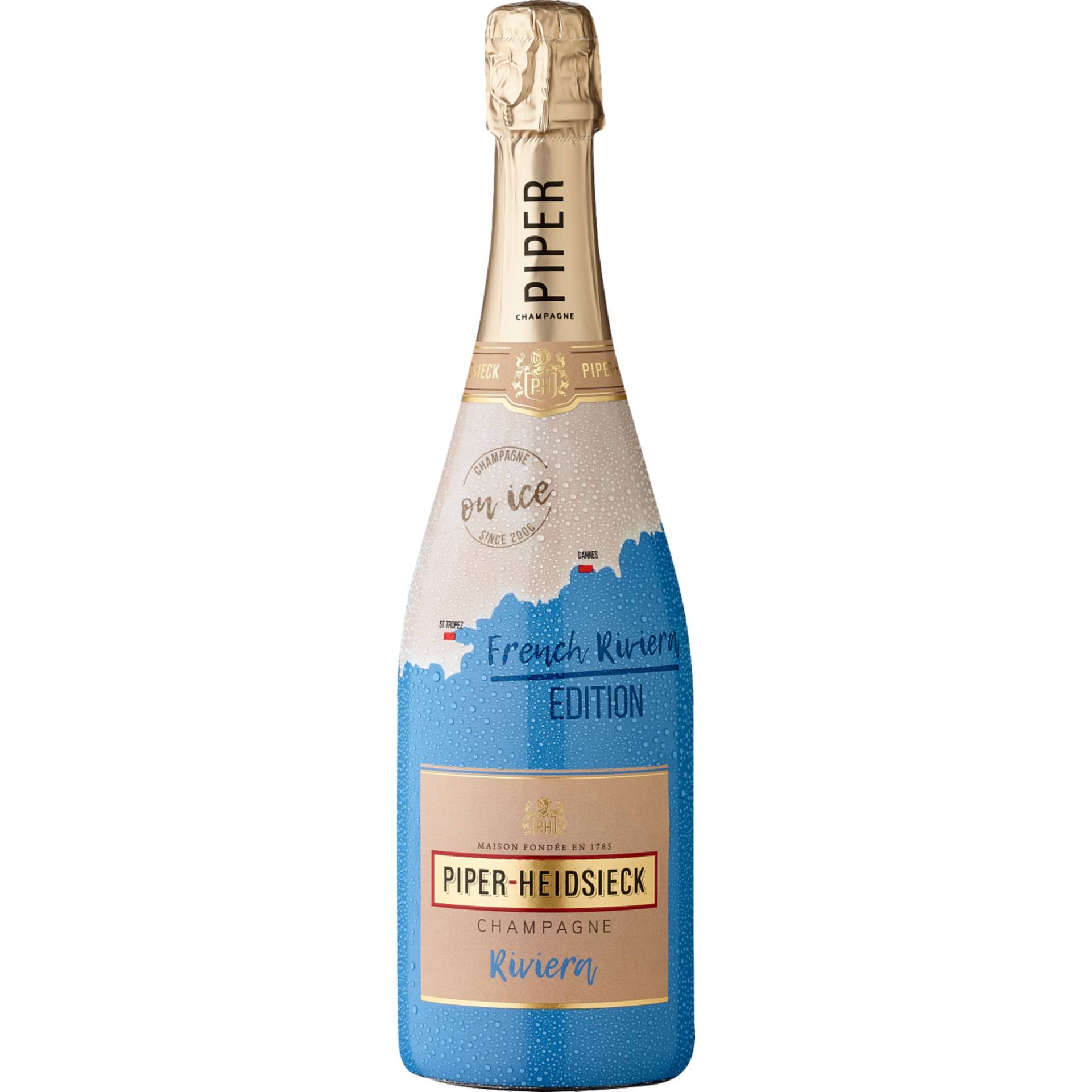 Champagne Piper-Heidsieck Riviera, Demi Sec, Champagne AC, Champagne, Schaumwein von Compagnie Champenoise PH-CH. Piper Heidsieck, 12, allée du Vignoble F-51100 Reims