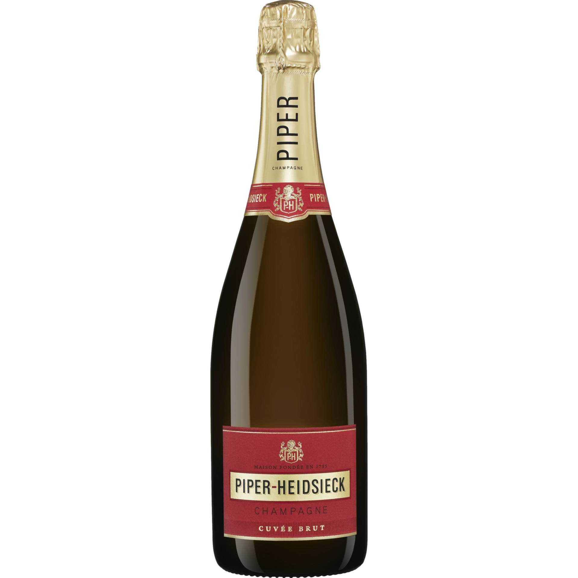 Champagne Piper-Heidsieck Cuvée, Brut, Champagne AC, Champagne, Schaumwein von Compagnie Champenoise PH-CH. Piper Heidsieck - 12 Allée du Vignoble 51100 Reims Frankreich