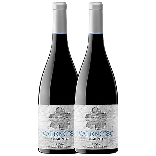 Valenciso Cemento Tempranillo Rioja 75 cl (Schachtel mit 2 Flaschen von 75 cl) von Compañía Bodeguera de Valenciso