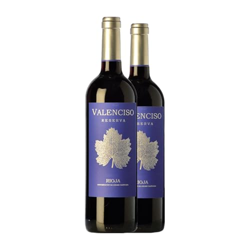 Valenciso Tempranillo Rioja Reserve 75 cl (Schachtel mit 2 Flaschen von 75 cl) von Compañía Bodeguera de Valenciso