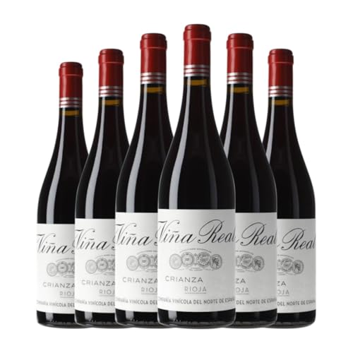 Norte de España - CVNE Viña Real Rioja Alterung 75 cl Rotwein (Karton mit 6 Flaschen von 75 cl) von Compañía Vinícola del Norte de España - CVNE