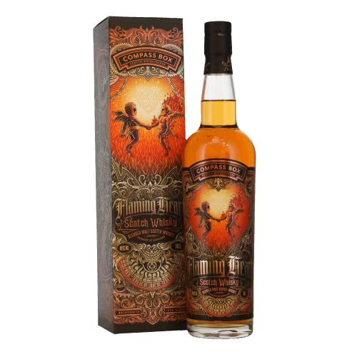 Compass Box FLAMING HEART Blended Malt 7th Limited Edition 2022 48,9% Vol. 0,7l in Geschenkbox von Hatov