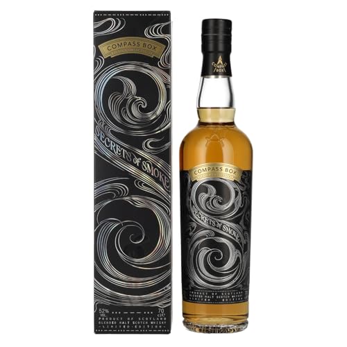 Compass Box SECRETS OF SMOKE Blended Malt Scotch Whisky 52% Vol. 0,7l in Geschenkbox von Compass Box