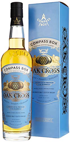 Compass Box Whisky Blended Malt Whisky "Oak Cross", (1 x 700 ml), 1er Pack von Compass Box