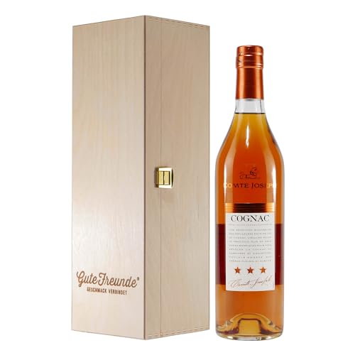 Comte Joseph Cognac mit Geschenk-Holzkiste von Comte Joseph