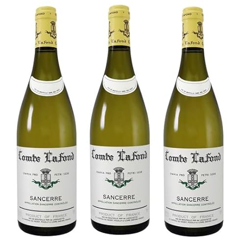 3x 0,75l - 2022er - Comte Lafond - Sancerre Blanc - Sancerre A.O.P. - Loire - Frankreich - Weißwein trocken von Comte Lafond