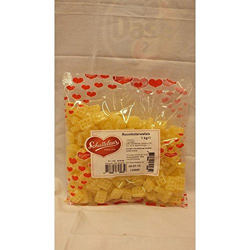 Schuttelaar Bonbon Roomboterwafels 1000g Beutel (Butter-Bonbons) von Concorp