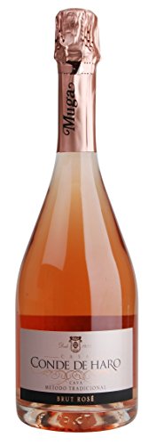 6x 0,75l - Bodegas Muga - Conde de Haro - Brut Rosé - Cava - Spanien - Rosé-Schaumwein trocken von Conde de Haro