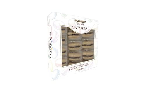 Macarons Maxtris cacao tortora box 15 pz von Confetti Maxtris