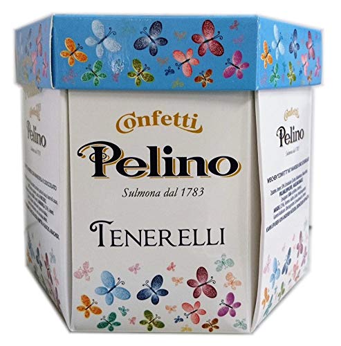 Confetti Pelino - Dragées Ciocomandorla - Blau mit Schokolade - 300 gr von Confetti Pelino Sulmona dal 1783