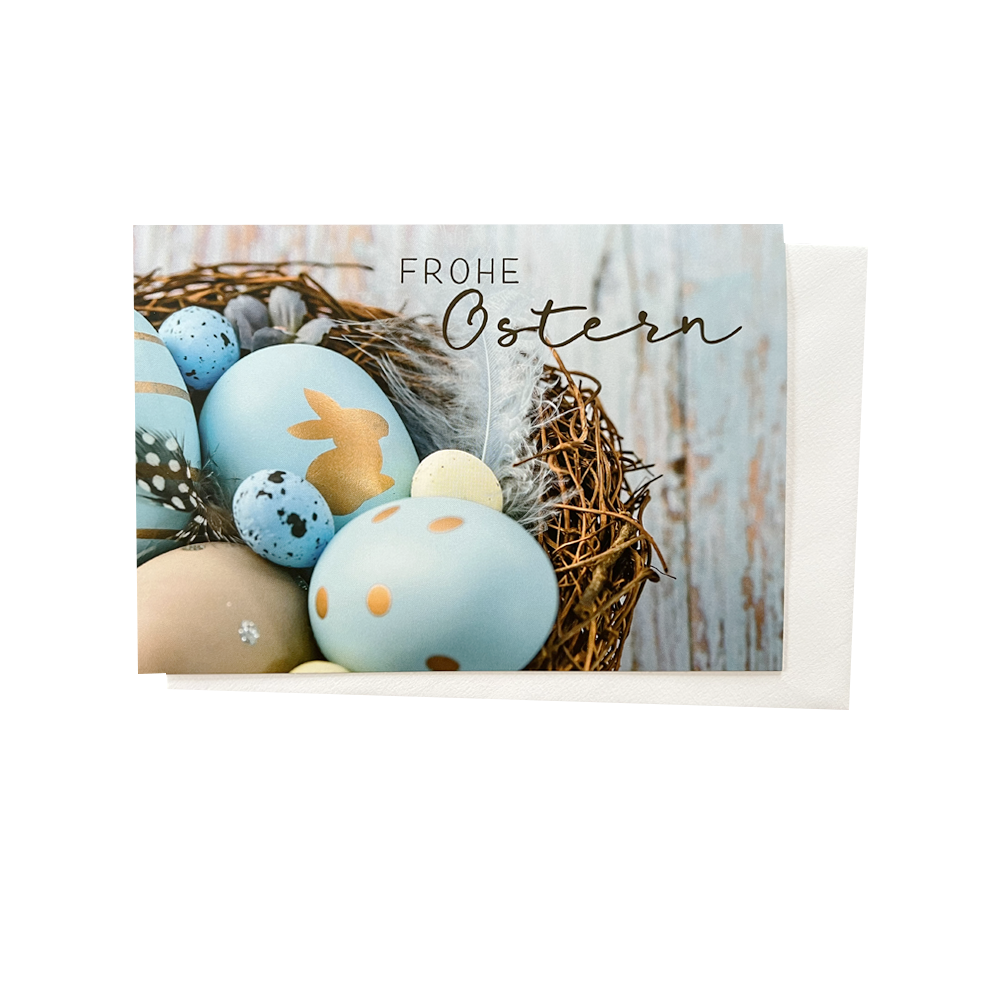 Grußkarte - Frohe Ostern von Confiserie Burg Lauenstein GmbH