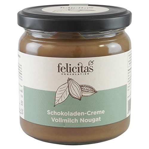 Vollmilch-Nougat Schokoladen-Creme von der Confiserie Felicitas (400 g) von Confiserie Felicitas