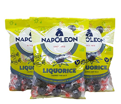 Napoleon Liquorice | Lakritz- Bonbons 3 x 130g von Confiserie Napoleon