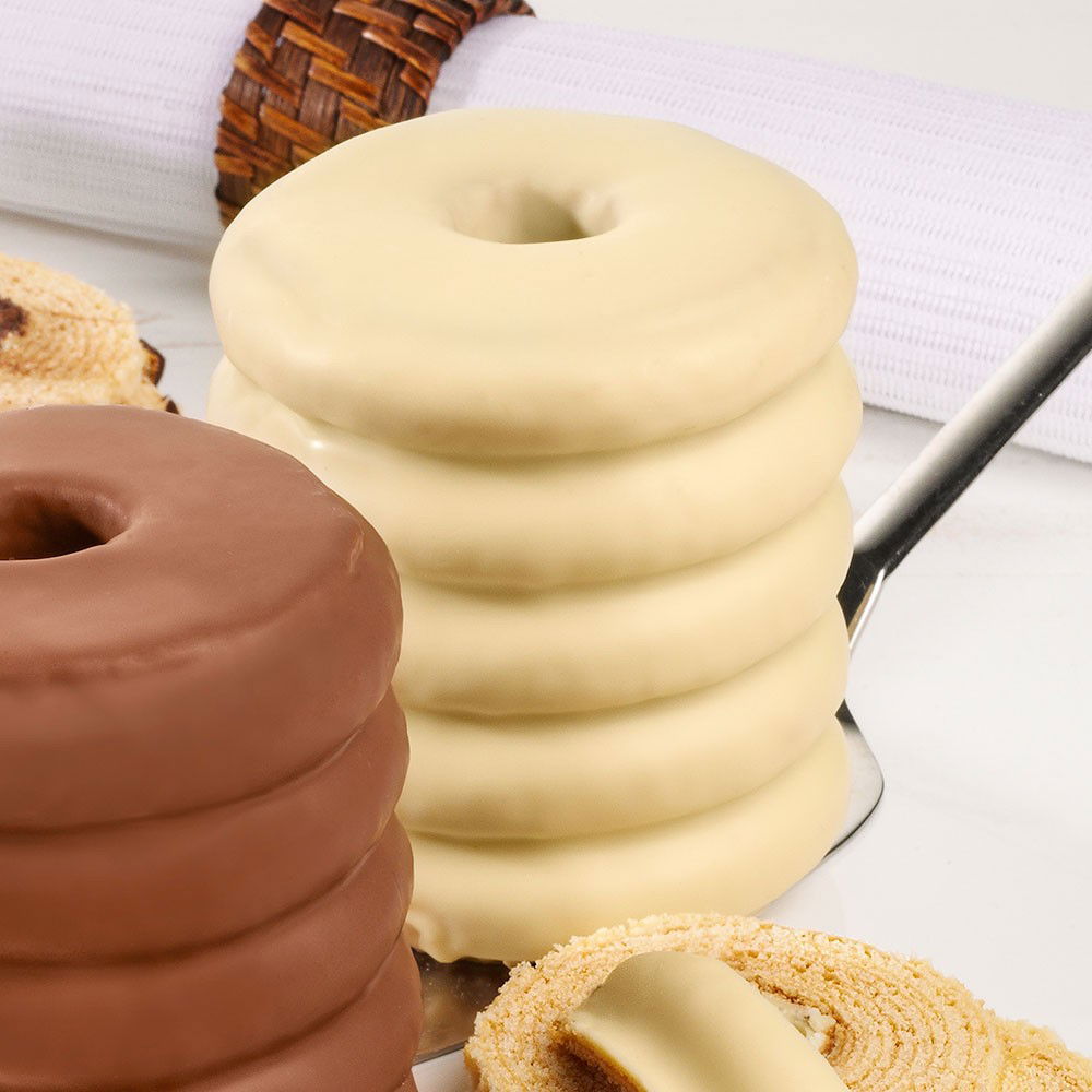 Baumkuchen Weiße Schokolade von Confiserie Rabbel