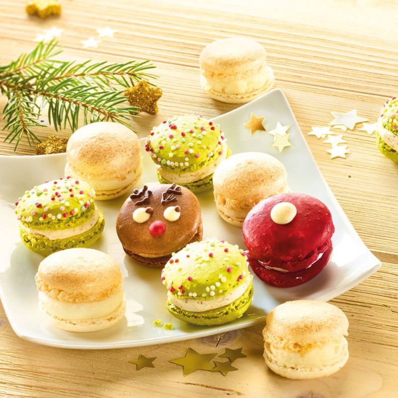 Weihnachts-Macarons von Confiserie Rabbel