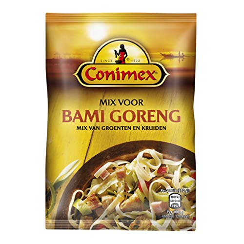 Conimex-Mix Voor - Bami Goreng - Mischung aus Gemüse und Gewürzen zur Zubereitung von Bami Goreng-Origin Holland - 43 Gramm von Conimex