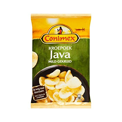 Garnelen-Chips | Conimex | Kroepoek Java Mild Spiced | Gesamtgewicht 75 Gramm von Conimex