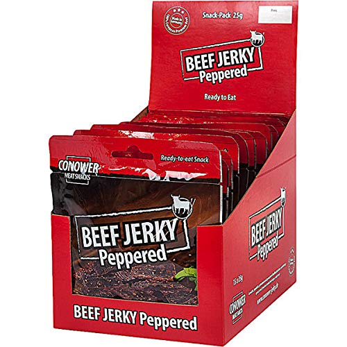 Conower Beef Jerky Peppered 15 x 25g von Conower