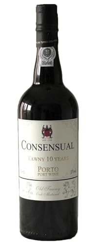 Consensual Portwein, 10 Jahre alter Tawny Port, 750 ml – Exklusiver Süßer verstärkter Wein aus dem Douro, Portugal von Consensual