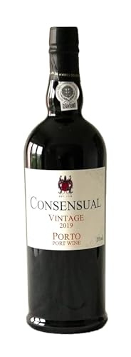 Consensual Vintage Portwein 2019, 750 ml – Exklusiver süßer verstärkter Wein aus dem Douro, Portugal von Consensual