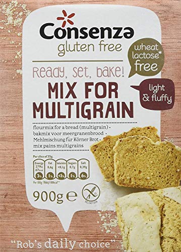 Consenza Mehl für Mehrkorn Brot Glutenfrei, 3er Pack (3 x 900 g) von Consenza