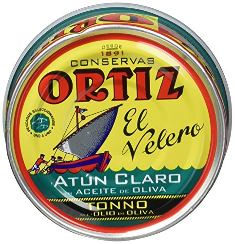 Conservas Ortiz Atún Claro feinster Gelbflossen-Thunfisch in Olivenöl, 1er Pack (1 x 250 g) von Ortiz