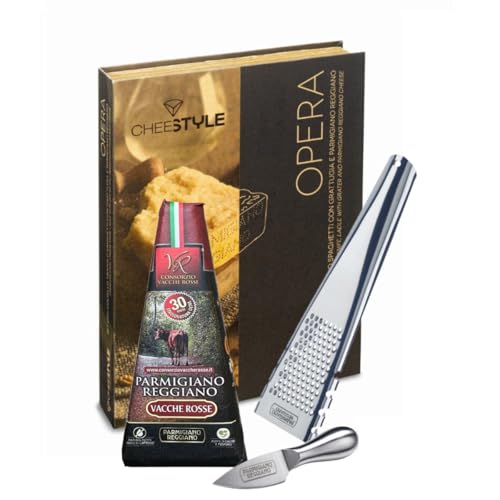 Opera - Geschenkpackung mit Parmigiano Reggiano DOP Vacche Rosse über 30 Monate gereift - 250 g von Consorzio Vacche Rosse