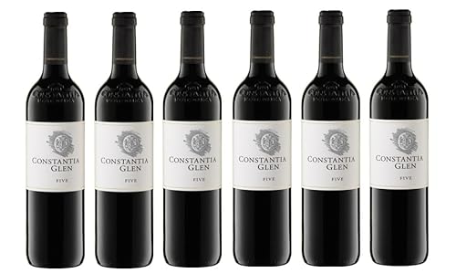 6x 0,75l - Constantia Glen - Five - Constantia W.O. - Südafrika - Rotwein trocken von Constantia Glen