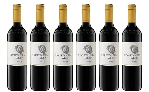 6x 0,75l - Constantia Glen - Three - Constantia W.O. - Südafrika - Rotwein trocken von Constantia Glen