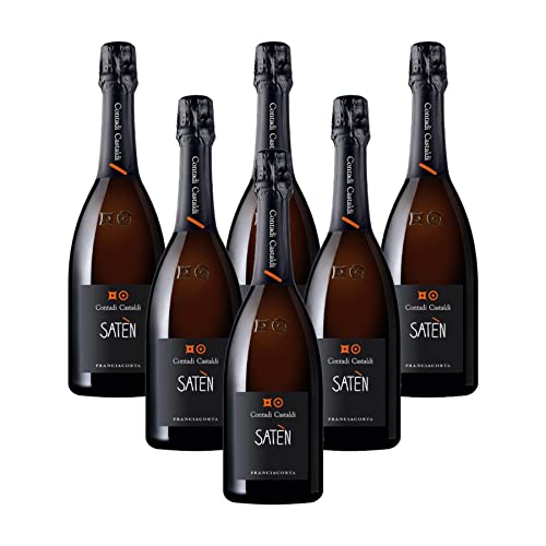 3x 0,75l - 2018er - Bellavista - Satèn - Brut - Franciacorta D.O.C.G. - Lombardei - Italien - weißer Schaumwein brut von Contadi Castaldi