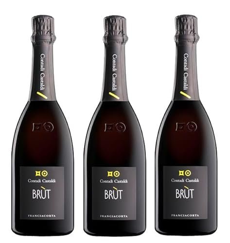 3x 0,75l - Contadi Castaldi - Brùt - Franciacorta D.O.C.G. - Italien - Schaumwein brut von Contadi Castaldi