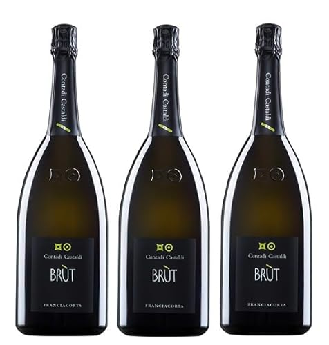 3x 1,5l - Contadi Castaldi - Brùt - MAGNUM - Franciacorta D.O.C.G. - Italien - Schaumwein brut von Contadi Castaldi