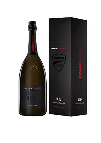 Contadi Castaldi Brut Race Ducati Corse - Franciacorta di Lombardia DOCG Astucciato - Chardonnay, Pinot Nero, Pinot Bianco Trauben, Plant Based - 1 Flasche 1500 ml von Contadi Castaldi