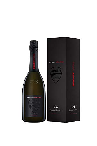 Contadi Castaldi Brut Race Ducati Corse - Franciacorta di Lombardia DOCG Astucciato - Chardonnay, Pinot Nero, Pinot Bianco Trauben, Plant Based - 1 Flasche 750 ml von Contadi Castaldi