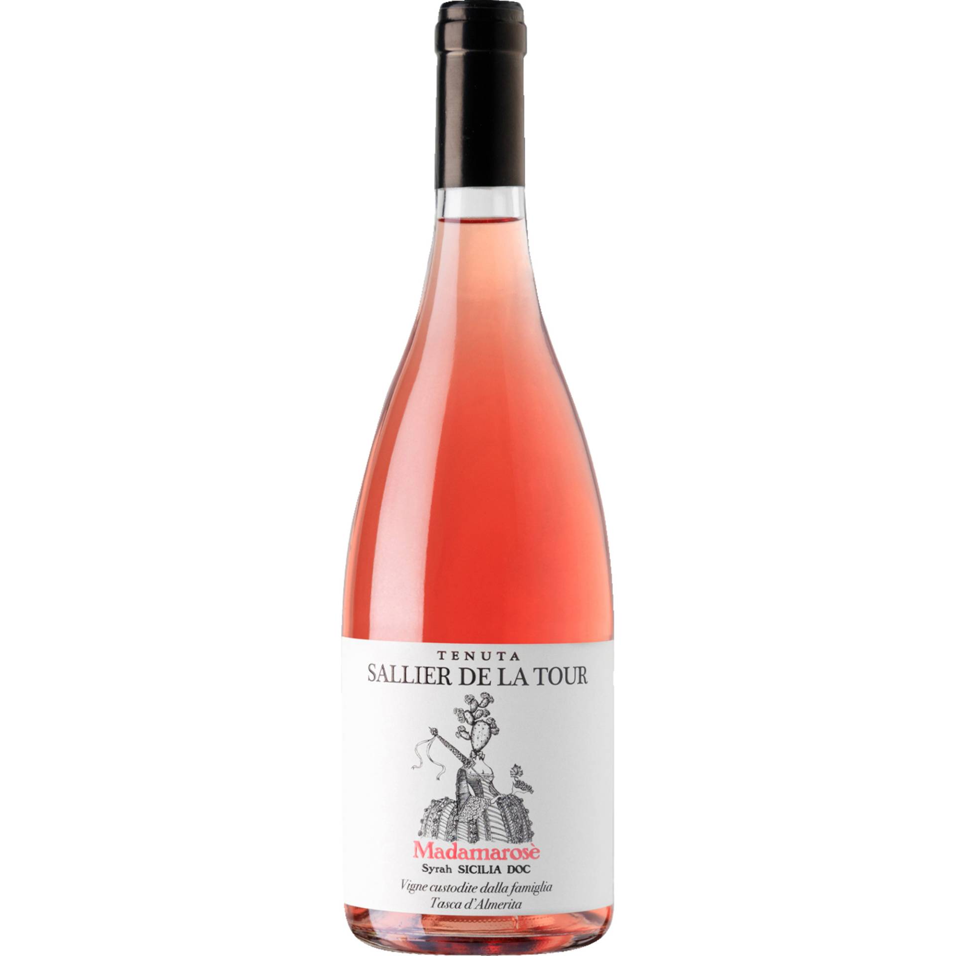 Madamarosè, Sicilia DOC, Sizilien, 2023, Roséwein von Conte Tasca d'Almerita Soc. Agr. a R.L. Palermo, Italia