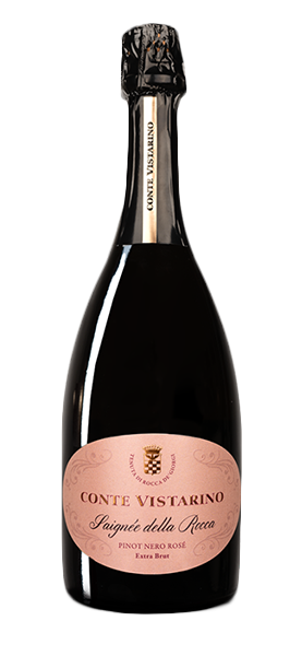 "Saignée della Rocca" Oltrepò Metodo Classico DOCG Extra Brut Rosé von Conte Vistarino