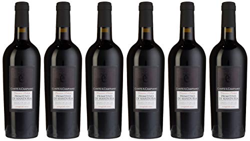 Conte di Campiano Apulien Duo Pimitivo di Manduria und Salice Salentino Riserva (6 x 0.75 l) von Conte di Campiano