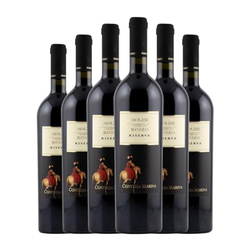 Contessa Marina Rosso Montepulciano Molise Reserve 75 cl Rotwein (Karton mit 6 Flaschen von 75 cl) von Contessa Marina