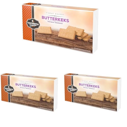 Butterkeks, 400g (Packung mit 3) von Continental Bakeries