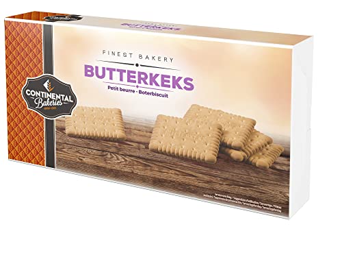 Butterkeks, feine Butterkekse in großer Packung, 400g von Continental Bakeries