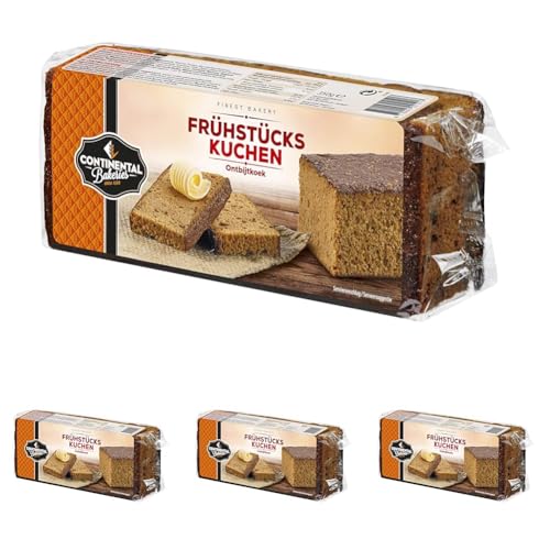 Continental Bakeries Frühstückskuchen Ontbijtkoek, 350g (Packung mit 4) von Continental Bakeries