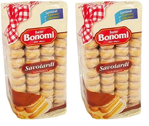 Italienische Löffelbiskuits für Tiramisu 500g (5X100g) (Packung mit 2) von Continental Bakeries