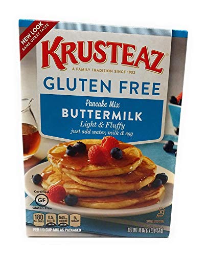 Krusteaz, Gluten Free, Pancake Mix, Buttermilk, 16oz Box (Pack of 2) by Krusteaz von Continental