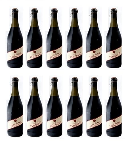 12x 0,75l - Terre del Sole - Fragolino - Rosso - Frizzante - aromatisiertes weinhaltiges Getränk - Italien - süß von Contri Spumanti