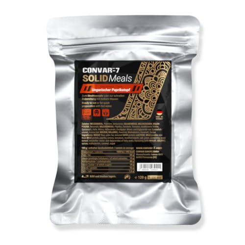 CONVAR-7 Solid Meals 120g (Ungarischer Paprikatopf) von Convar-7