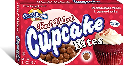 Cookie Dough Red Velvet Cupcake Bites 1 x 88g von Cookie Dough Bites